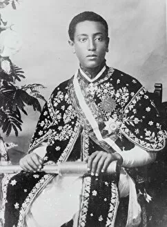 Images Dated 1st September 2015: Lij Jessou, Lij Iyasu - ex Emperor Designate of Abyssinia. 25 October 1935