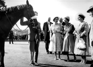 Her Majesty the Queen and the Queen Mother at Royal Ascot. 16th June 1959 Her Majesty the Queen and the Queen Mother at Royal Ascot. 16th June 1959