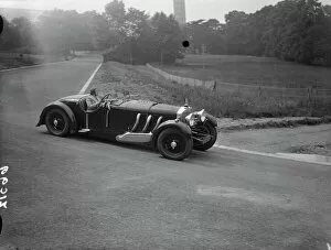 Driver Collection: Mrs Roy ( Marjorie ) Eccles making her circuit of the race track. The first woman