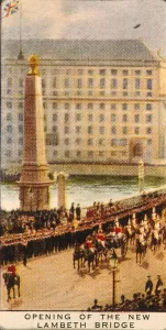 Opening the new Lambeth Bridge 1932 History of London - Vauxhall / Lambeth Opening the new Lambeth Bridge 1932 History of London - Vauxhall / Lambeth