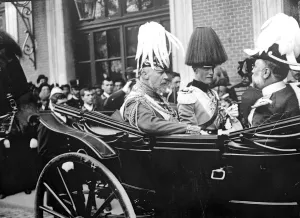 Prince Albert of Prussia as one of the Royal guests at King Alfonsos weddding Prussia Prince Albert of Prussia as one of the Royal guests at King Alfonsos weddding Prussia