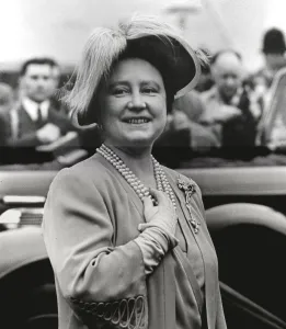 Queen Elizabeth, The Queen Mother at the South Bank, Festival of Britain site. 4th Queen Elizabeth, The Queen Mother at the South Bank, Festival of Britain site. 4th
