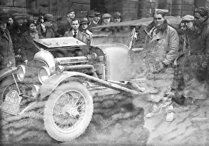 Bentley Collection: R Grant Ferris, Monte Carlo Rally driver. January 1935