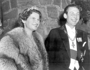 Royal couple see torchlight parade Marienberg Castle, Germany : Prince Ernst August von Hannover Royal couple see torchlight parade Marienberg Castle, Germany : Prince Ernst August von Hannover