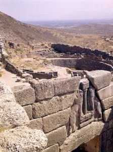 Royal Mycenae. The Upper Grave Circle inside the Lion Gate Royal Mycenae. The Upper Grave Circle inside the Lion Gate