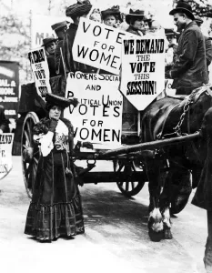 Suffragette Prints: Suffragette Demonstration Print 1906