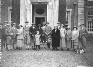 At Waldershare Park near Deal in Kent ; left to right ; Major Wykeham Musgrave At Waldershare Park near Deal in Kent ; left to right ; Major Wykeham Musgrave