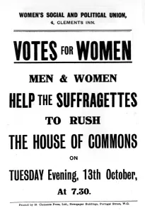 Womens Social and Political Union Votes for Women Help the Suffragettes to rush Womens Social and Political Union Votes for Women Help the Suffragettes to rush