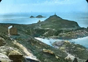 Cape Cornwall, St Just in Penwith, Cornwall. Around 1890 Cape Cornwall, St Just in Penwith, Cornwall. Around 1890
