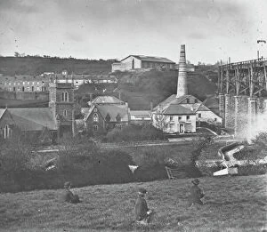 Truro Collection: Carvedras Smelting Works, Truro, Cornwall. Around 1870