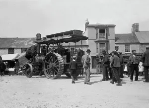 Market Square, St Just in Penwith, Cornwall. Early 1900s Market Square, St Just in Penwith, Cornwall. Early 1900s