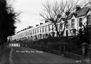 Truro Collection: Mitchell Hill Terrace, Truro, Cornwall. Early 1900s