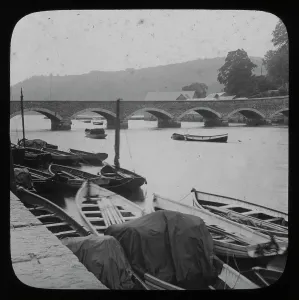 Print of Looe Bridge, East Looe, Cornwall, circa 1900