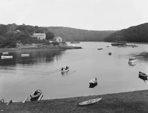 Malpas Ferry Print, 8th July 1912