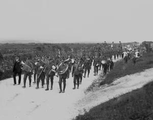 DCLI Recruiting March Print, Kelynack, Cornwall, 18th June 1915