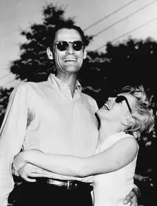 American writer Arthur Miller and actress Marilyn Monroe American writer Arthur Miller and actress Marilyn Monroe