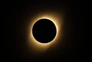 Print of Total Solar Eclipse from La Silla Observatory, Chile