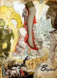 Salvador Dali Adverts for stockings Salvador Dali Adverts for stockings