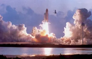 Print of Shuttle Endeavour Launch