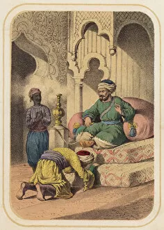Ali Baba And The Forty Thieves Collection: Abu and Niutyn from One Thousand and One Nights (colour litho)