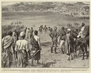 Related Images Collection: An Abyssinian Lourdes, Pilgrims at the Holy Lake on Mount Zouquala (litho)