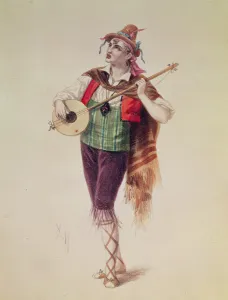 The Actor Dupuis as Piquillo in Offenbachs Operetta La Perichole' The Actor Dupuis as Piquillo in Offenbachs Operetta La Perichole'