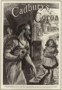 Advertisement for Cadbury's Drinking Cocoa (engraving) Advertisement for Cadbury's Drinking Cocoa (engraving)