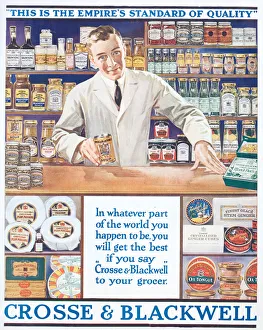 Advertisement for Crosse and Blackwell foods, c1920 (colour litho) Advertisement for Crosse and Blackwell foods, c1920 (colour litho)
