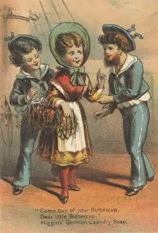 Advertisement for Higgins German Laundry Soap, c.1880 (colour litho) Advertisement for Higgins German Laundry Soap, c.1880 (colour litho)