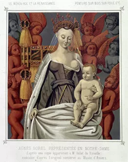 Agnes 1422 1450 Collection: Agnes Sorel (1422-1450) (Lady of Beaute sur Marne) (Beaute-sur-Marne