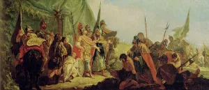 Alexander the Great (356-23 BC) and Porus (oil on canvas) Alexander the Great (356-23 BC) and Porus (oil on canvas)