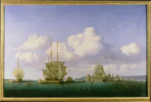 The Anchorage of Brest in Calm Weather, 1844 (oil on canvas) The Anchorage of Brest in Calm Weather, 1844 (oil on canvas)