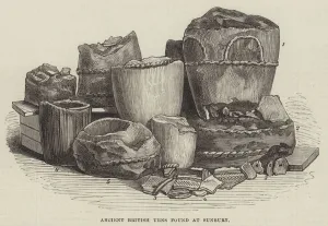 Ancient British Urns found at Sunbury (engraving) Ancient British Urns found at Sunbury (engraving)