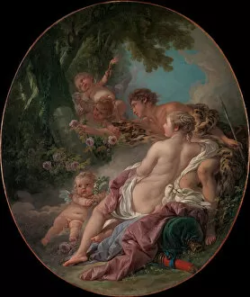 Cathay Collection: Angelica and Medoro, 1763 (oil on canvas)