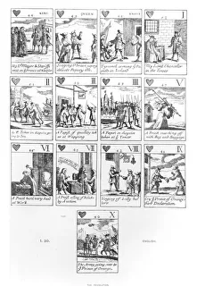 Anti-catholic playing cards commemorating the Glorious Revolution of 1688 Anti-catholic playing cards commemorating the Glorious Revolution of 1688