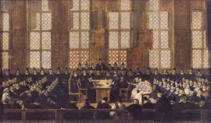 The Appeal of the Dissident Bishops at the Sorbonne, 5th March 1717 (oil on canvas) The Appeal of the Dissident Bishops at the Sorbonne, 5th March 1717 (oil on canvas)
