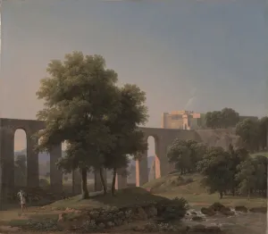 An Aqueduct Near a Fortress, 1807 (oil on fabric) An Aqueduct Near a Fortress, 1807 (oil on fabric)