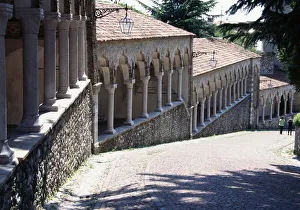 Arcades of Udine castle, 16th century, Friuli-Venezia Giulia, Italy Arcades of Udine castle, 16th century, Friuli-Venezia Giulia, Italy