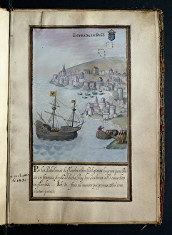 Arrival at Rouen, from a history of the peregrinations of the Syon Nuns Arrival at Rouen, from a history of the peregrinations of the Syon Nuns