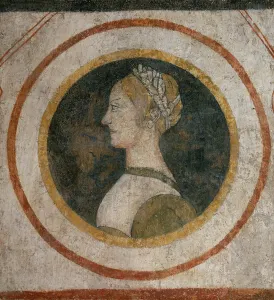 Fresco of a Woman from the Vismara Family Print