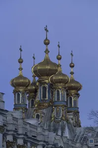 Catherine Palace Cupolas, 1752-1756 Print