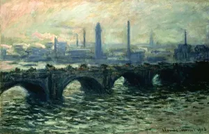 Impressionist River Scenes Prints: Waterloo Bridge, 1902