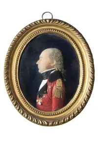 Late 18th Century Wax Portrait Print