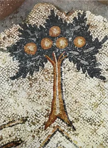 Israeli Architecture Prints: A tree with fruit