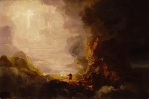 The Pilgrim of the Cross, Print after Thomas Cole, 1846-48