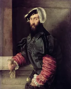Italian School, 16th century: Portrait of a Nobleman Print