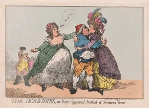 Thomas Rowlandson Artwork Prints: The Devonshire, or Most Approved Method of Securing Votes, pub
