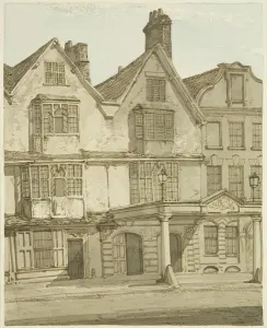 Bristol City Landmarks Prints: Theatre Royal, King Street (pencil & w / c on paper)