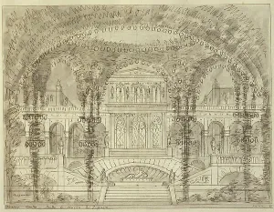 Venice Set Design for The Marriage of Figaro Print DGA592248