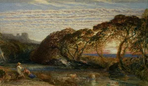 Landscape Art Prints: The Shadowy Stream